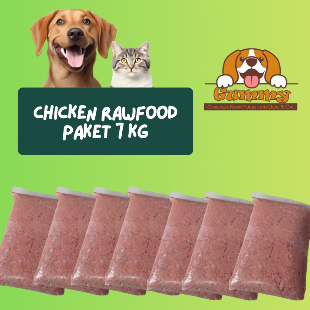 PAKET 7Kg-RAWFOOD-RAW FOOD ayam giling halus