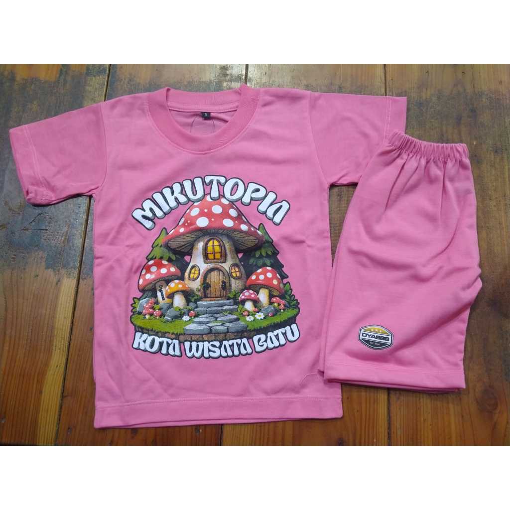 Setelan Baju Celana Anak Laki Laki Perempuan Murah Oleh Oleh Khas Kota Batu Mikutopia Malang Usia 1-