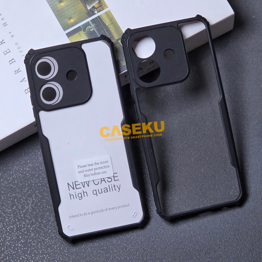 Realme Note 60 Realme Note 60X Case Fusion shockproof Transparan Casing Realme Note 60 Realme Note 6