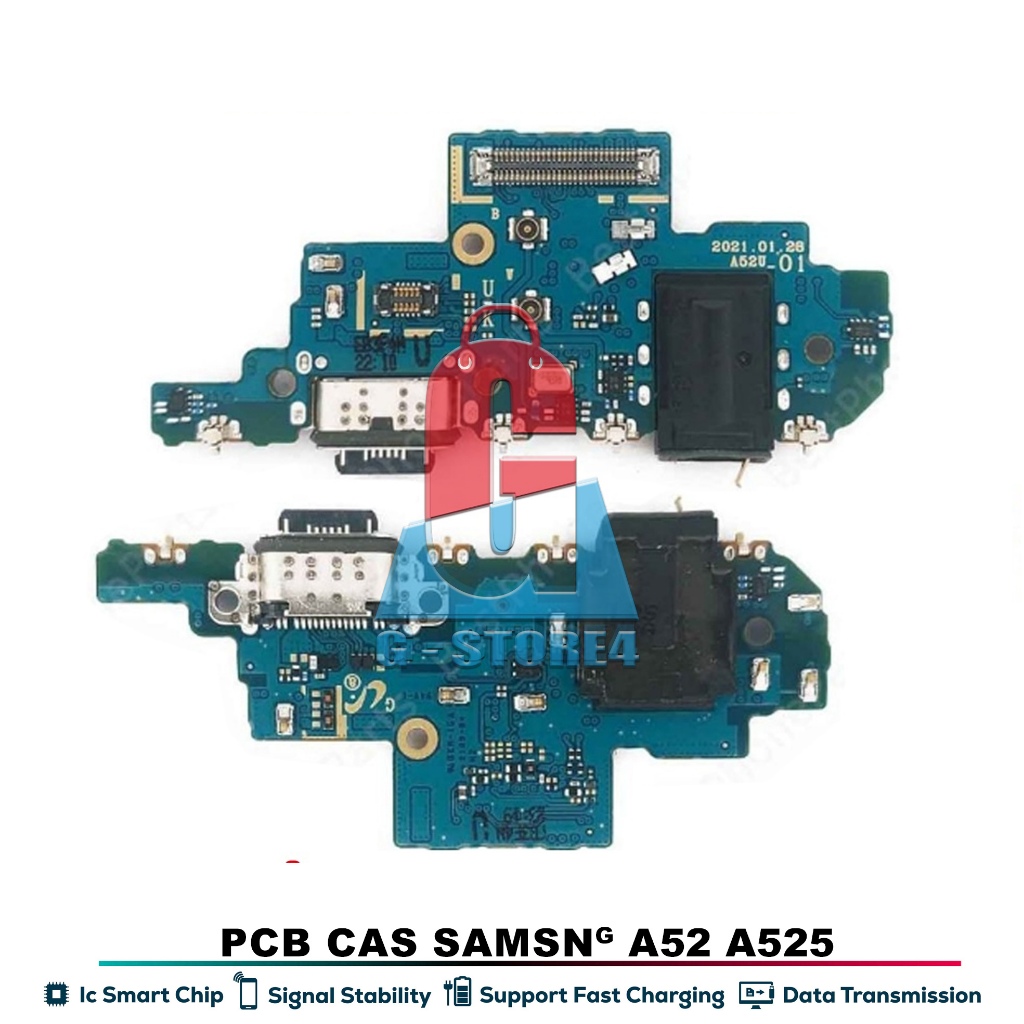 papan cas Connector Charger Samsung a52 a525 Charging Board Original