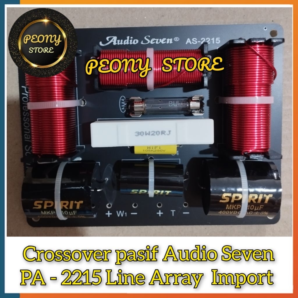 Crossover pasif Audio seven PA - 2215 Crossover PA 2215 Line Array Import high quality