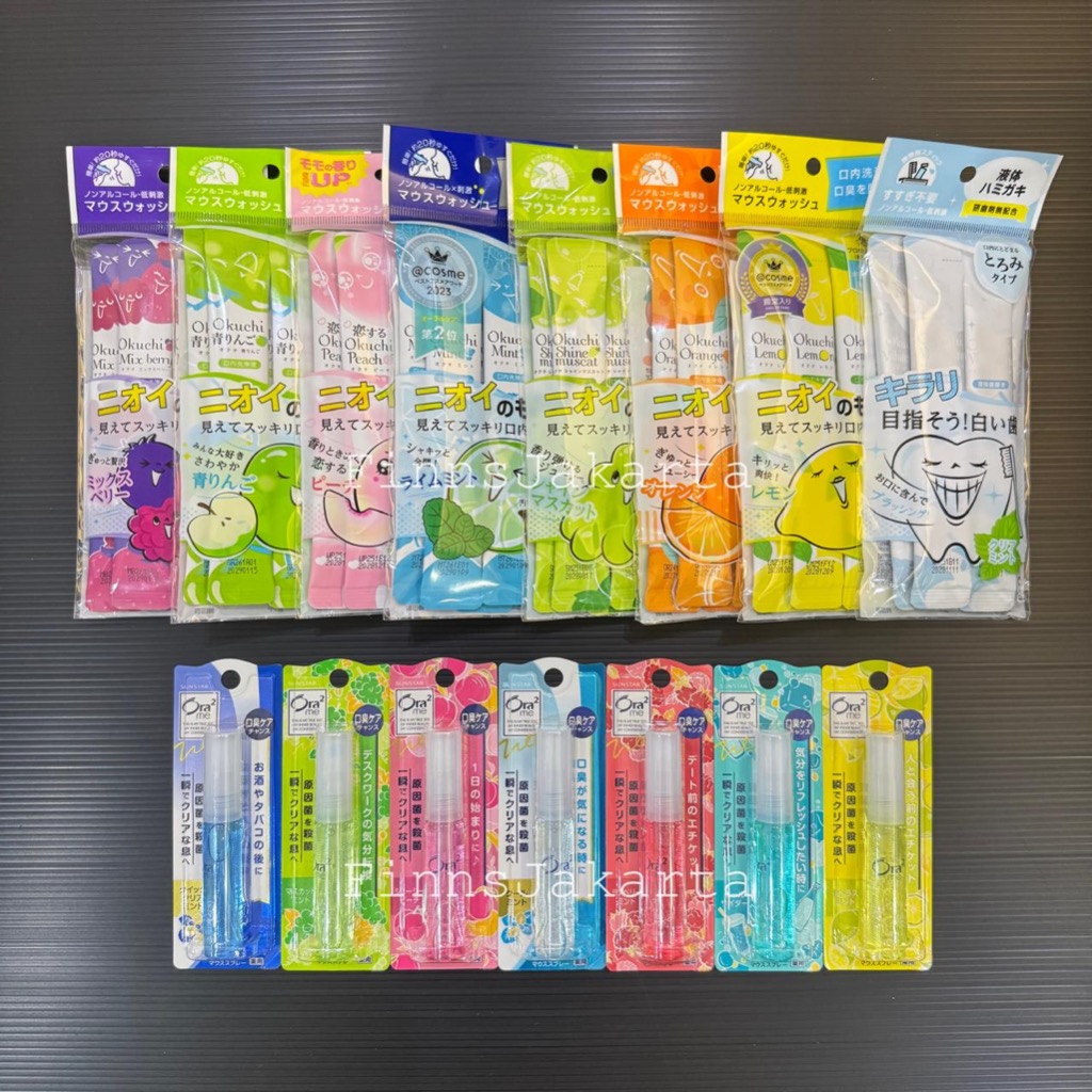 Okuchi Mouthwash Ora2Me Mouthspray Japan Obat Kumur Semprot Segar Anti Bau Mulut Penghilang Bau Orig