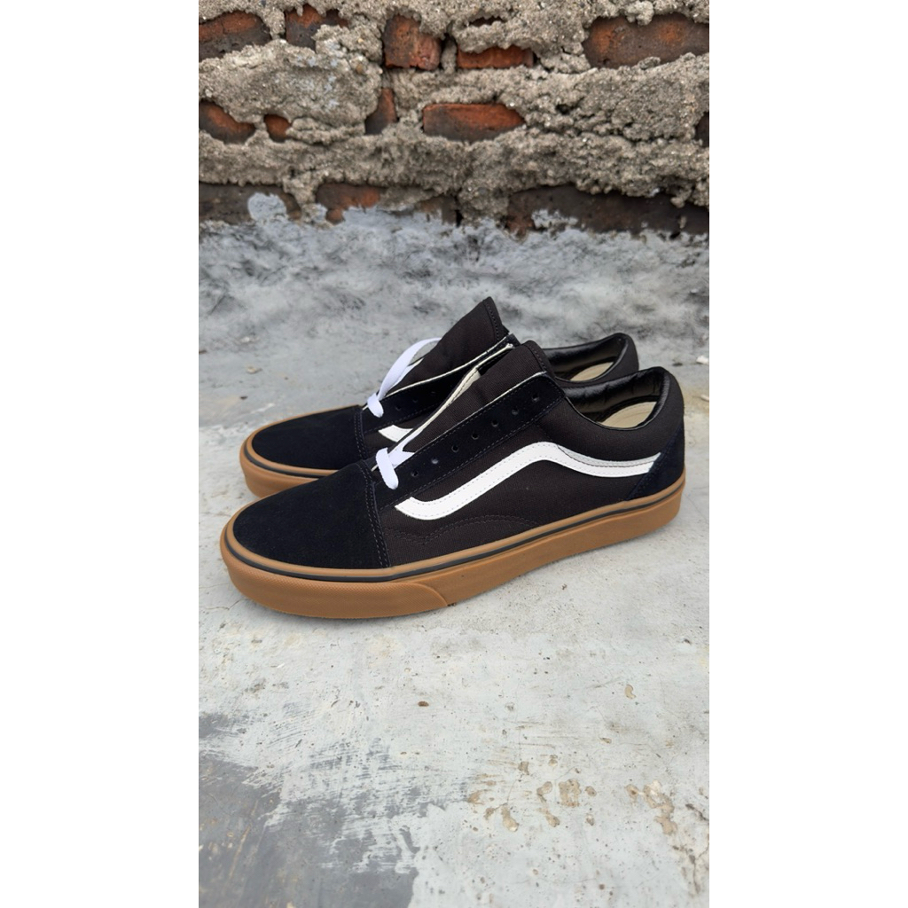 Sepatu Vans oldskool black gum resmi pt navya