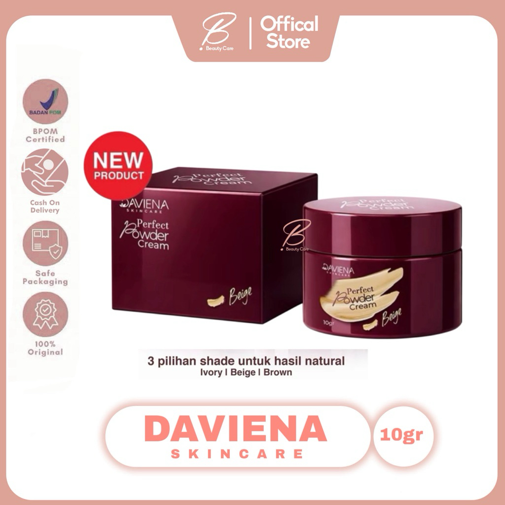 [READY SIAP KIRIM] DAVIENA SKINCARE - BEDAK BASAH Perfect Powder Cream 10ml