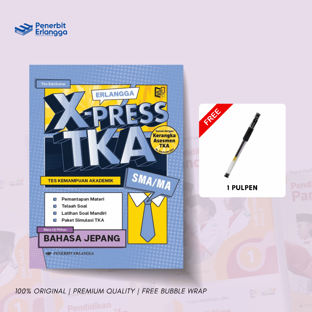 ERLANGGA - BUKU ERLANGGA XPRESS TKA BAHASA JEPANG SMA/MA