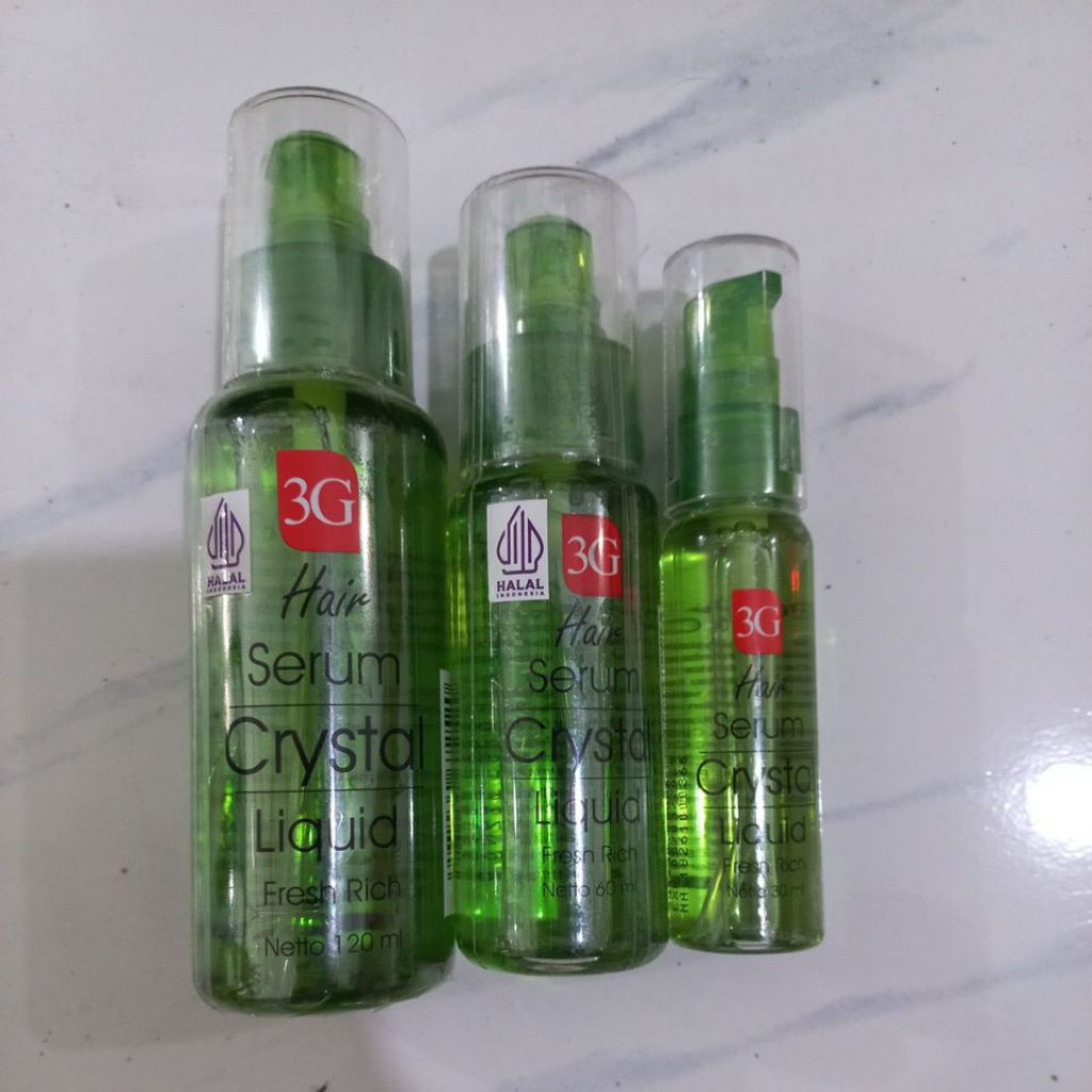 3G Hair Serum Crystal Liquid FRESH RICH(Vitamin Rambut)