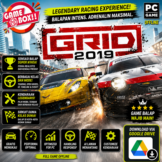 GRID 2019 - PC LAPTOP GAMES