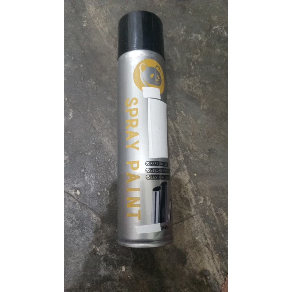 *DH* Spray Chrome Stainless Steel Cat Semprot Chrome Premium 350ML