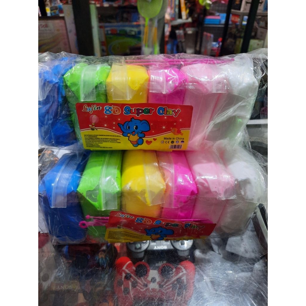 Mainan Anak Super Clay Warna Warni