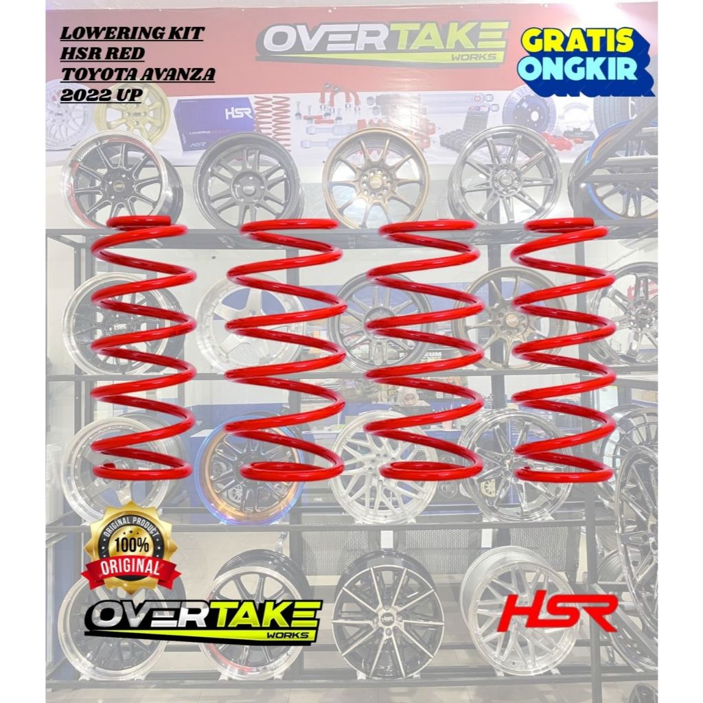 LOWERING KIT TOYOTA AVANZA 2022 UP, PER EMPUK NYAMAN