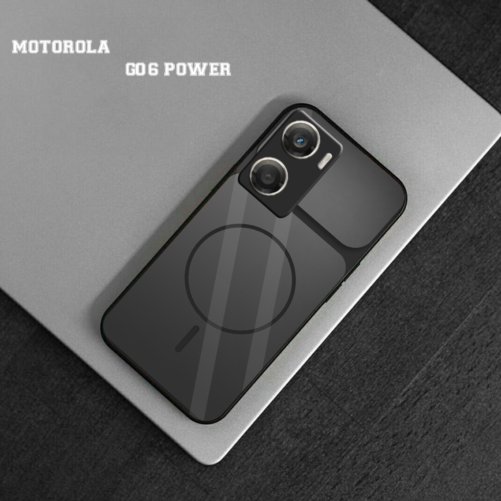 Case Glass Akrilik For MOTOROLA G06 POWER- case hp - case akrilik MOTOROLA G06 POWER  - Casing Handp