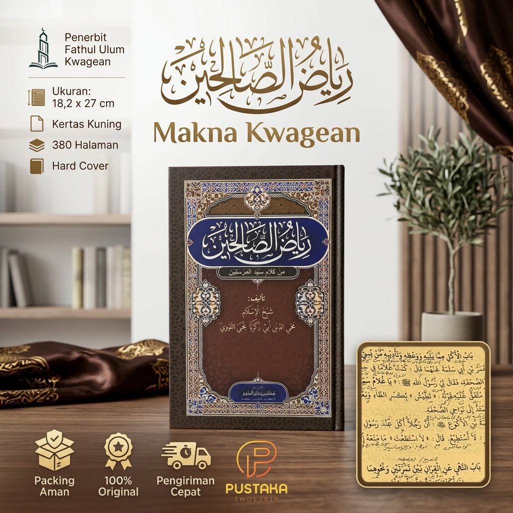 Kitab Riyadhus Sholihin Petuk Makna pesantren Kwagean - Riyadhus Sholihin Hard Cover Makna pesantren