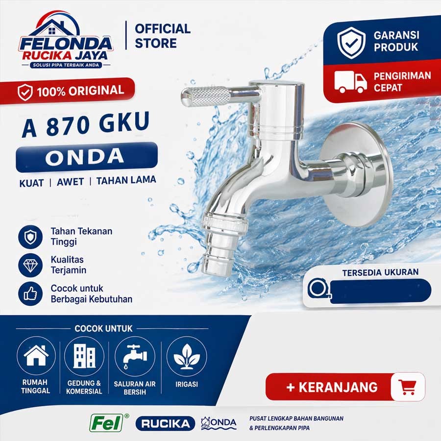 ONDA Kran Air Tembok / Taman A 870 GKU
