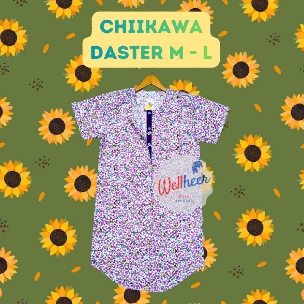 NiQta motif chiikawa Daster size M dan L