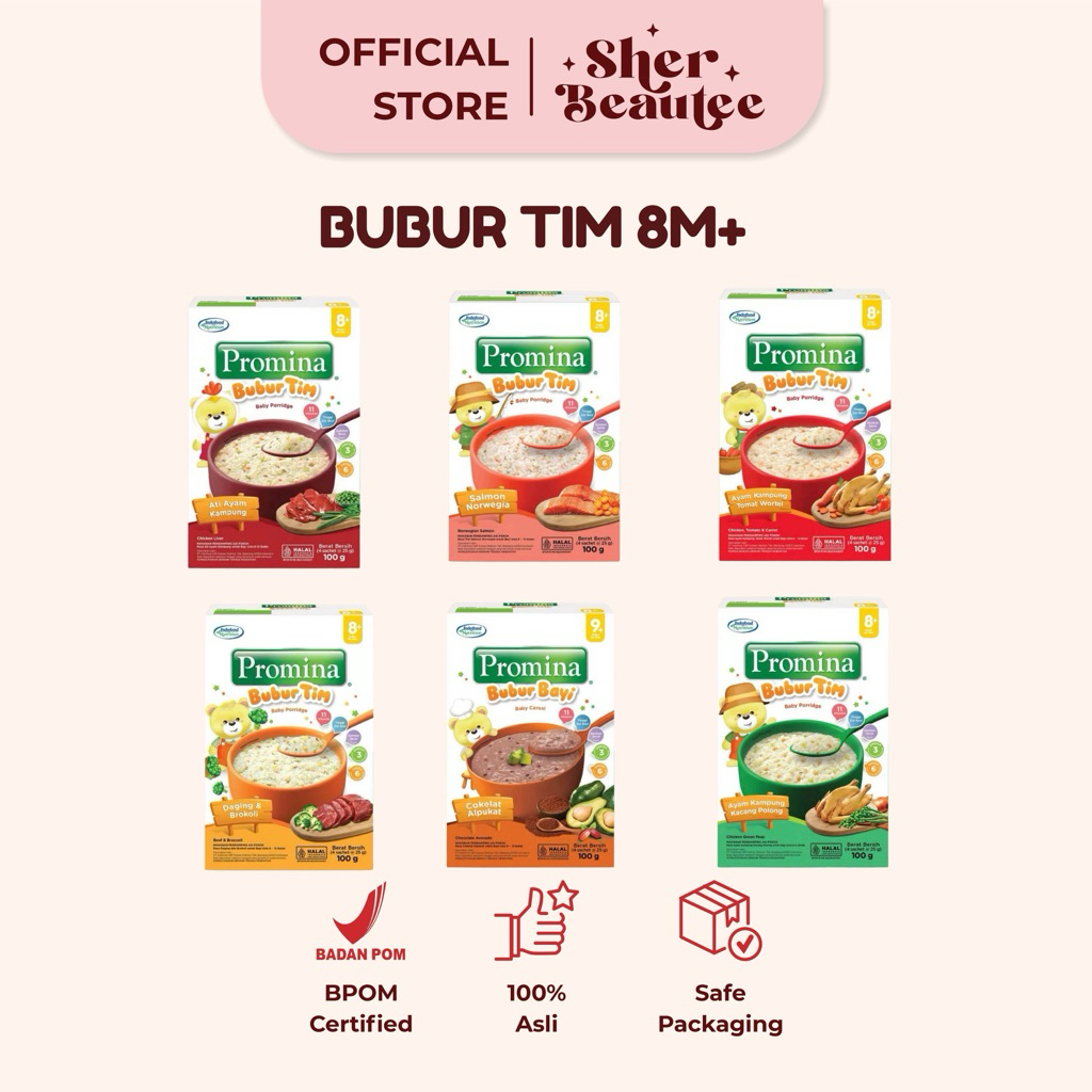 PROMINA Bubur Tim 8M+ All Varian 100g S2484