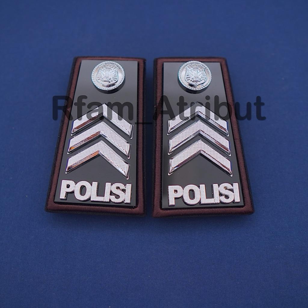 PANGKAT BRIGADIR BRIGPOL POLISI PDH PDU FULL MIKA LIST BORDIR PREMIUM POLRI