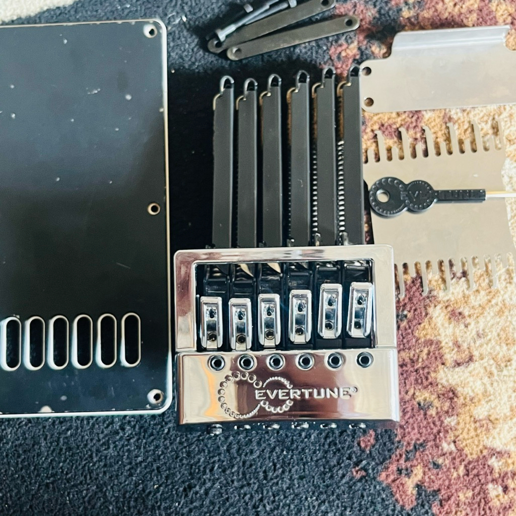 EVERTUNE bridge 6string original - bridge gitar evertune 6string