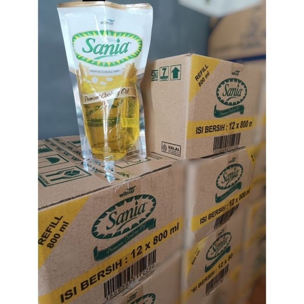 Minyak Goreng I Minyak Goreng 1 Liter I Minyak Goreng Refill - Minyak Sania 1 Dus