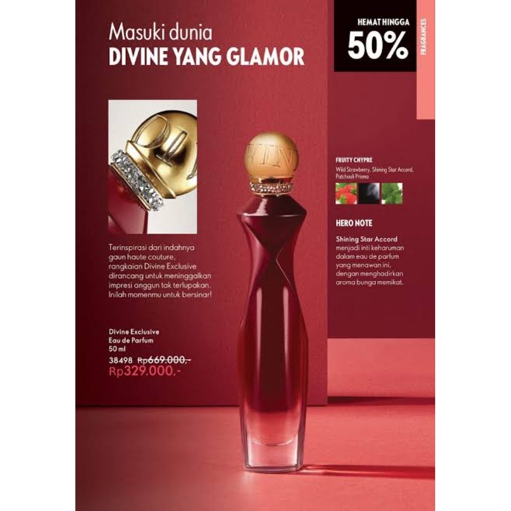 Parfum Divine Exclusive Eau de Parfum Oriflame