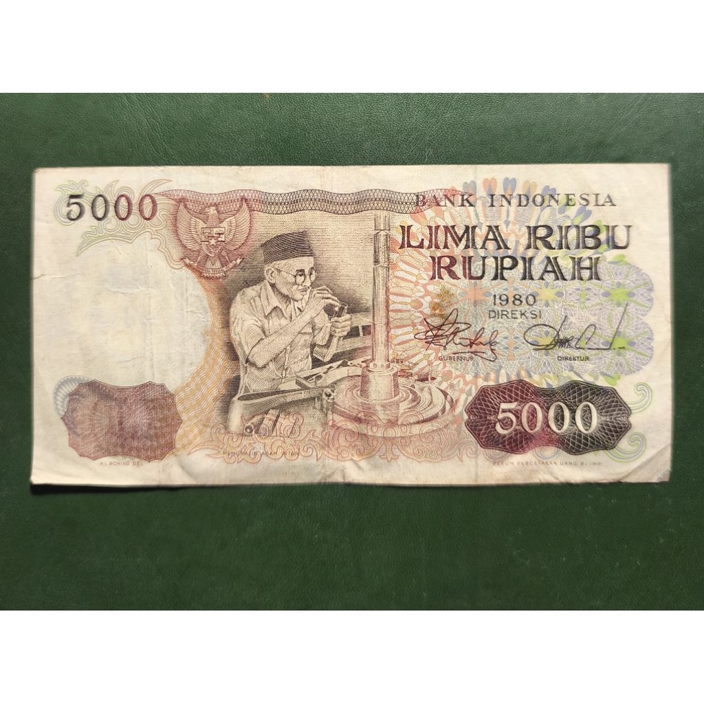 5 ribu Asah Intan thn 1980 bekas beredar bagus asli