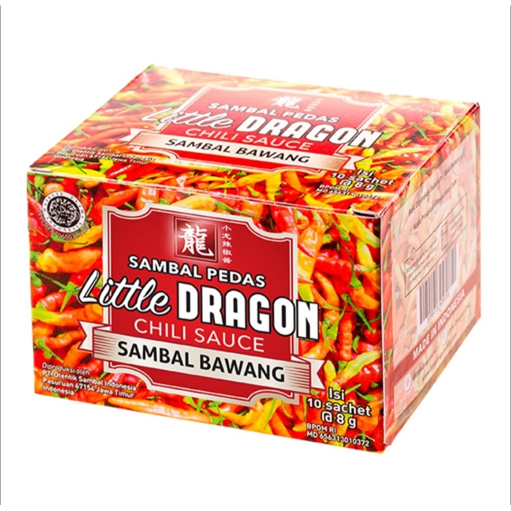 Little Dragon Sambal Bawang Sachet 10 x 8g