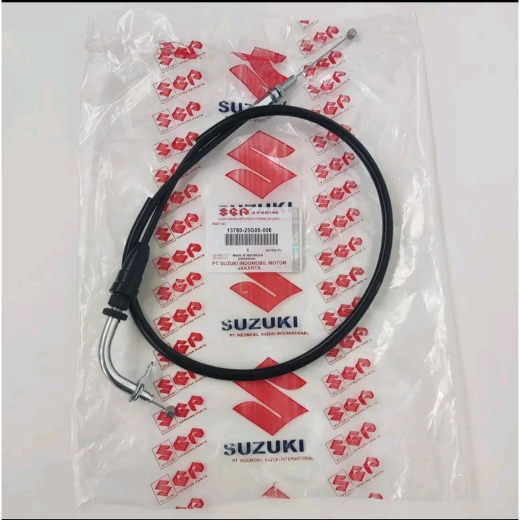 kabel gas motor Suzuki Satria Fu karburator