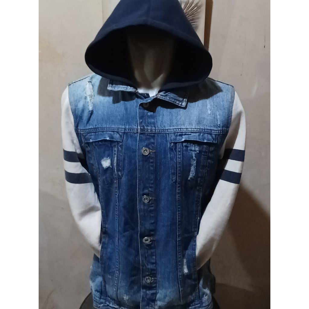 Jacket Jeans Cowok Zaraman Size M