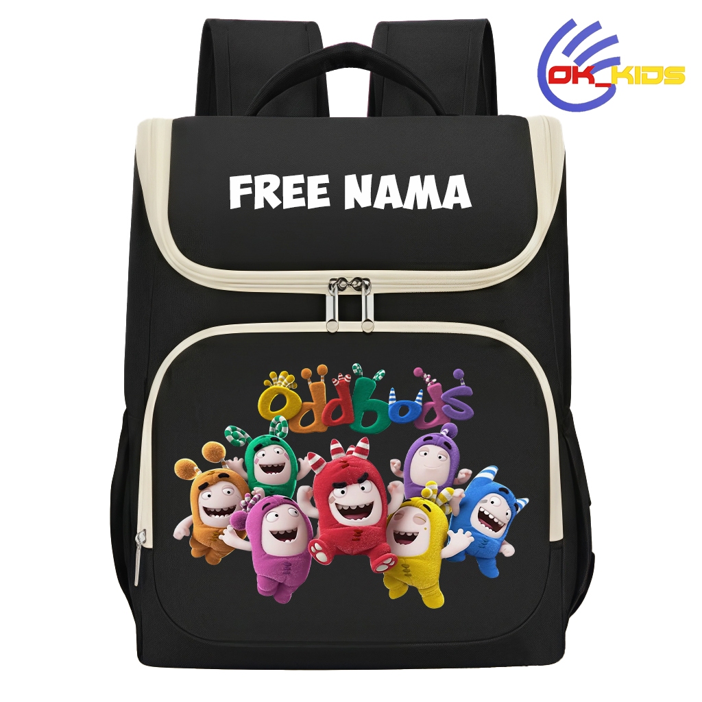 Tas Ransel Anak Oddbods Gratis Cetak Nama