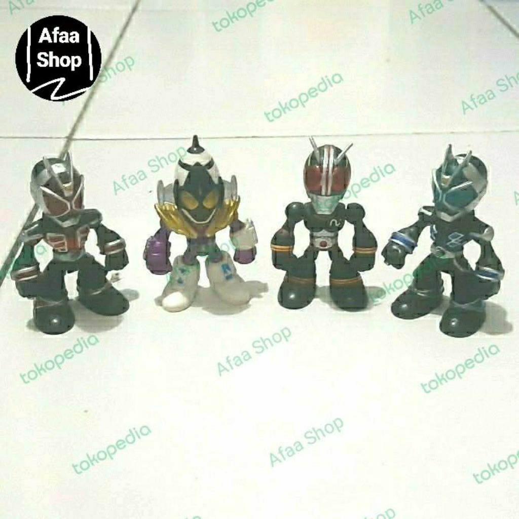 Mainan action figure the kamen rider black wizard fourze bandai 2012 (1 set = 4 pcs) take all