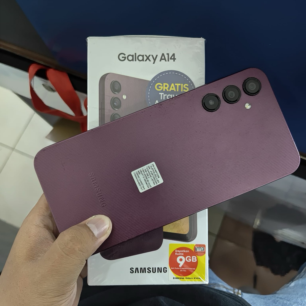 Samsung a14 ram 4/128 fullset resmi sein termurah