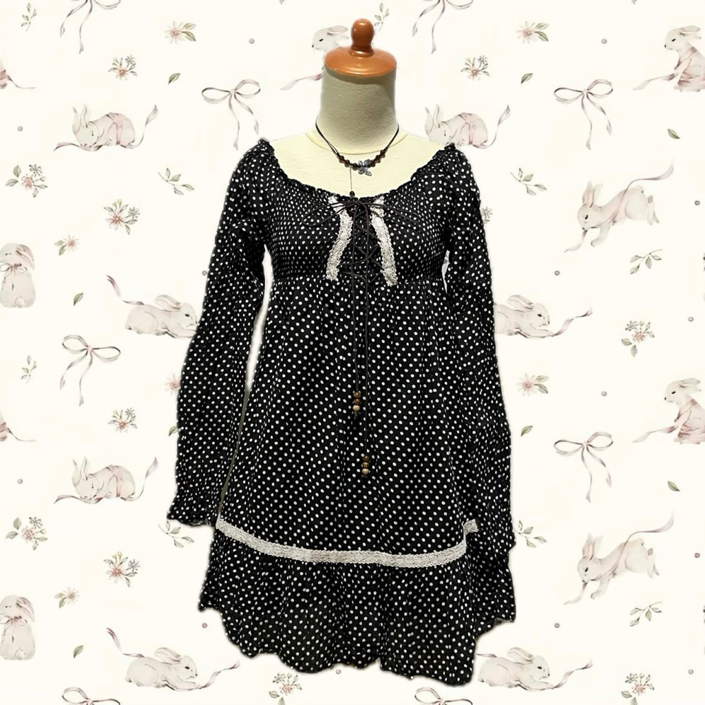 Vintage Dress Polka