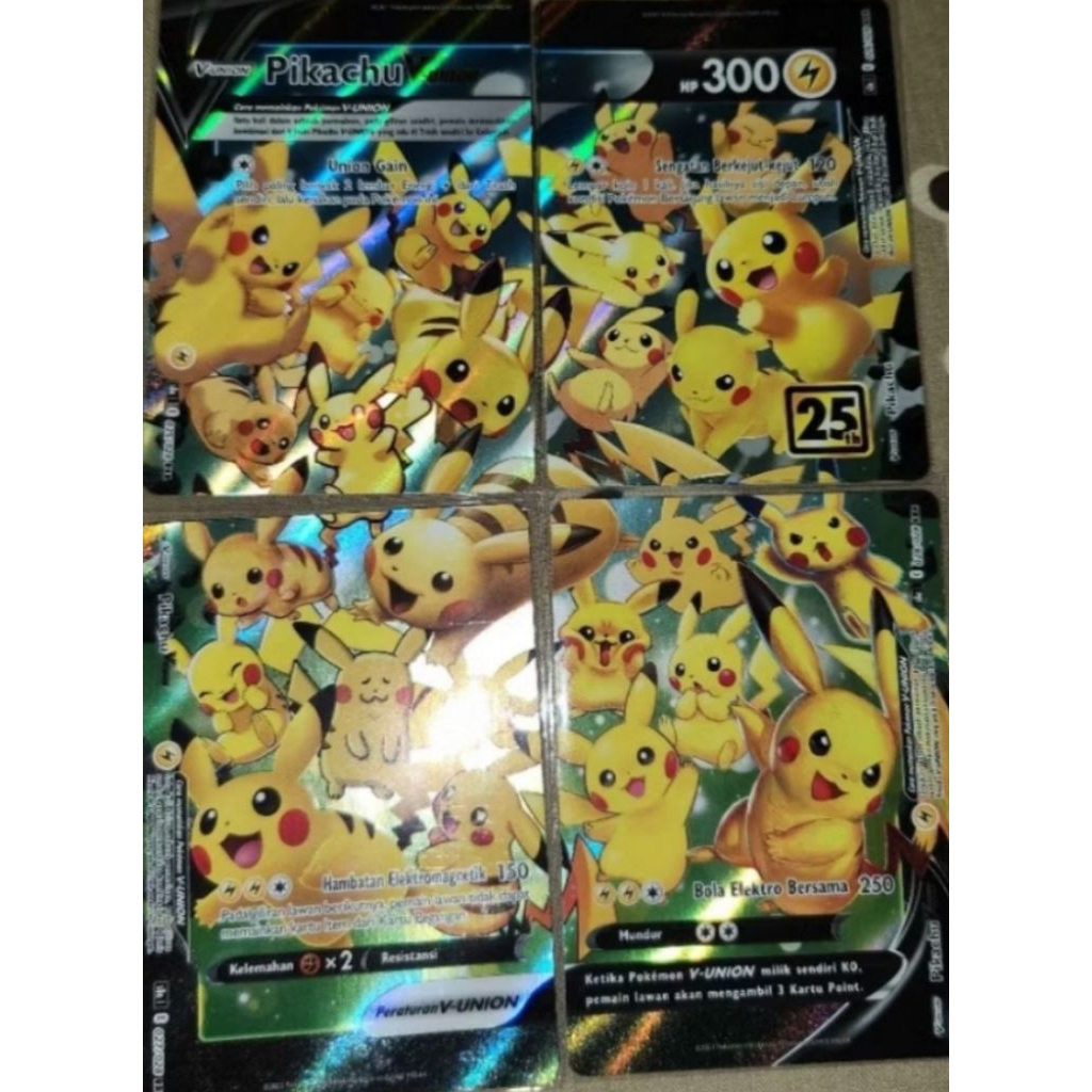 Pikachu V Union IND 1 Set