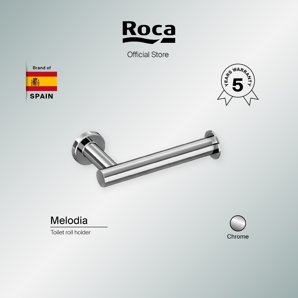 ROCA Melodia Toilet Roll Holder Without Cover | Tempat Tisu Toilet Dinding Kamar Mandi