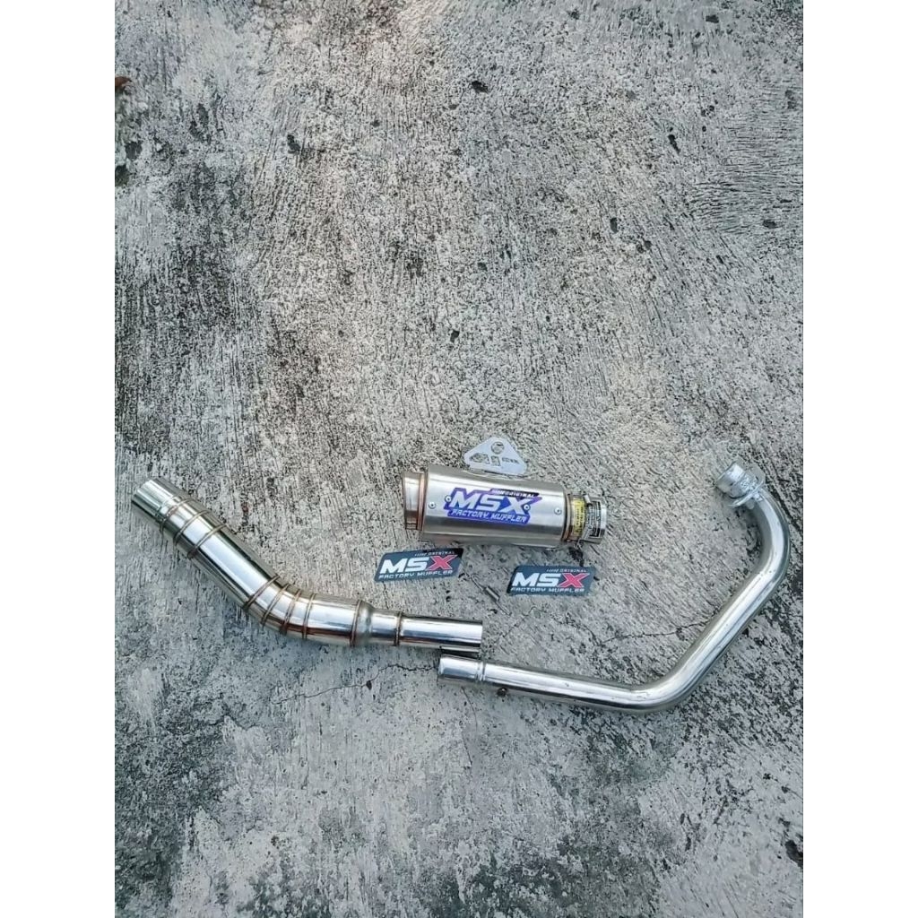 knalpot original msx prodek rcb panjang 15cm proliner satria Fu Vixion CBR Jupiter MX king Sonic gsx