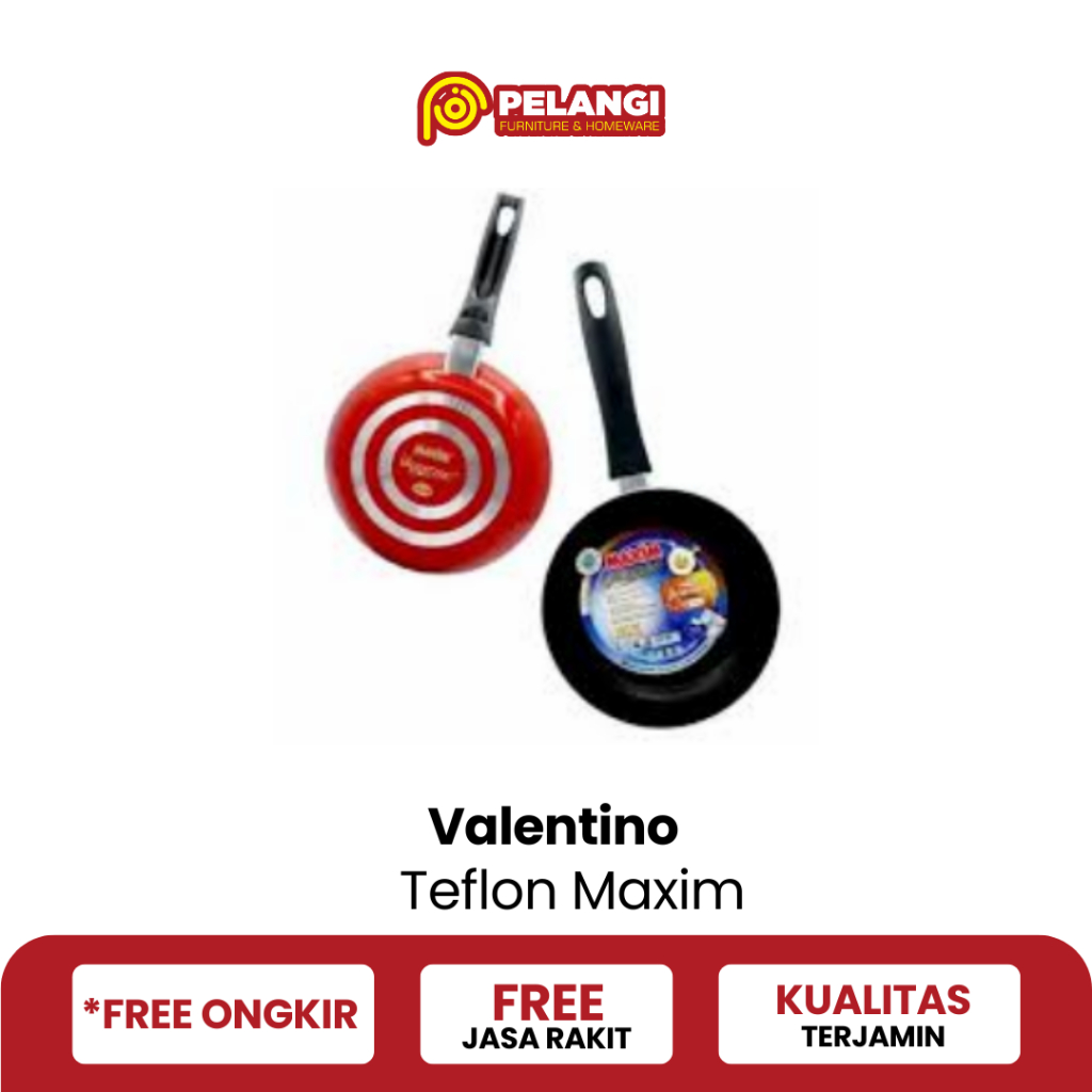 Teflon Valentino Maxim  | Teflon Maxim Anti Lengket  | Wajan Sosis