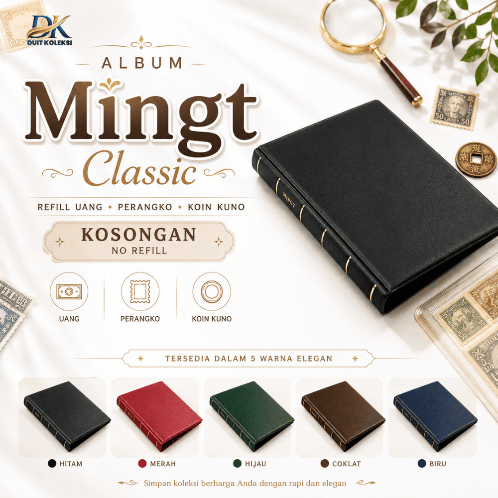 album refill uang perangko koin kuno mingt classic kosongan no refill