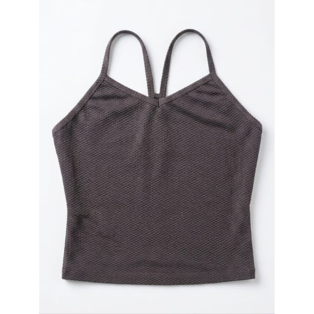Tanktop Wanita Preloved Grey | Baju Senam Preloved | Crop Top Wanita Preloved