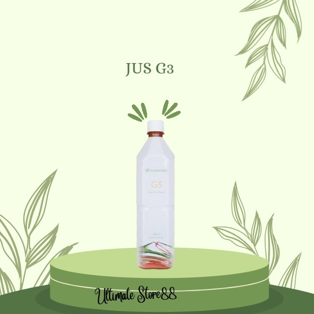 JUS G 3 ISI 1 BOTOL ANTIOKSIDAN SEHAT 05/2027 JUICE G3 SEGAR