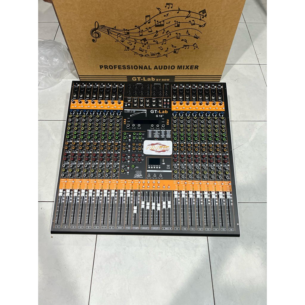 Mixer Audio GTLab G16² Double Effect G16² GT-Lab 16 Gen 2 G 16 Original By RDW 16 Chanel GT Lab 16  