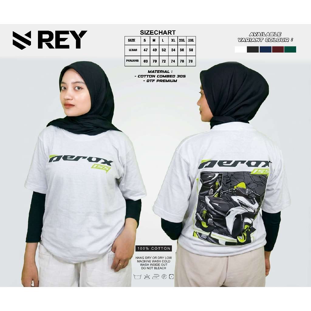 Kaos Komunitas Aerox Kaos Aerox 155cc Kaos Motor Kaos Murah Kaos Berkualitas Cotton Combed 30s