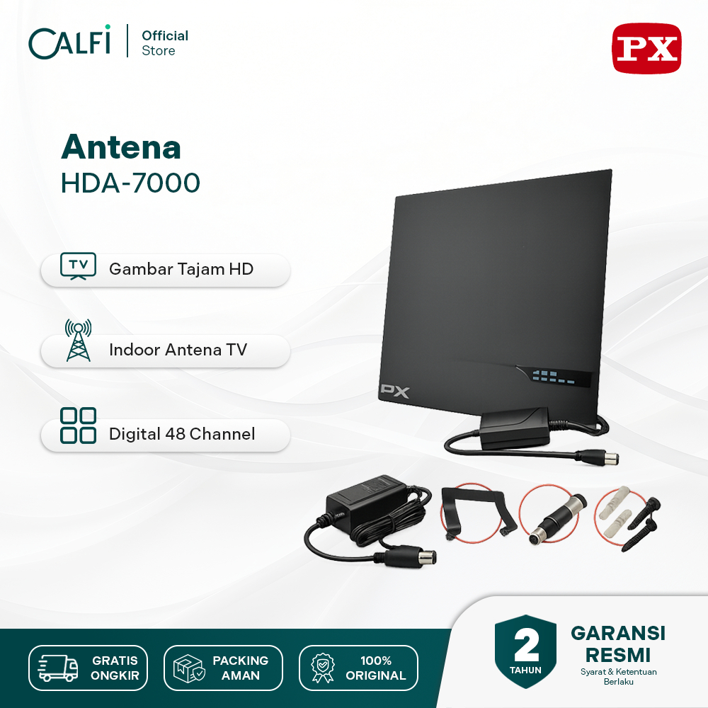 PX - Antena TV Smart Digital Analog PX HDA 7000 Booster Indoor LED Bar | PX HDA 7000