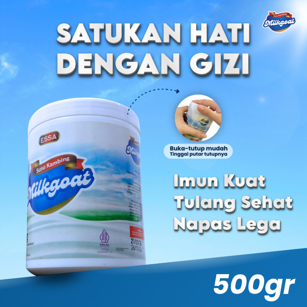 ETAWA - Susu Kambing Bubuk Milkgoat 500 gram, asupan gaya hidup sehat - dari susu etawa pilihan