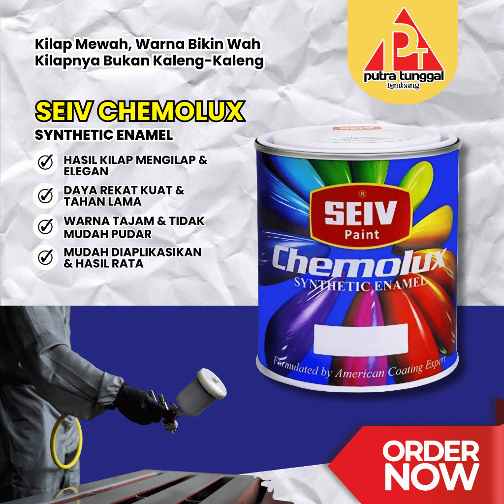 Seiv Paint Cat Kayu dan Besi