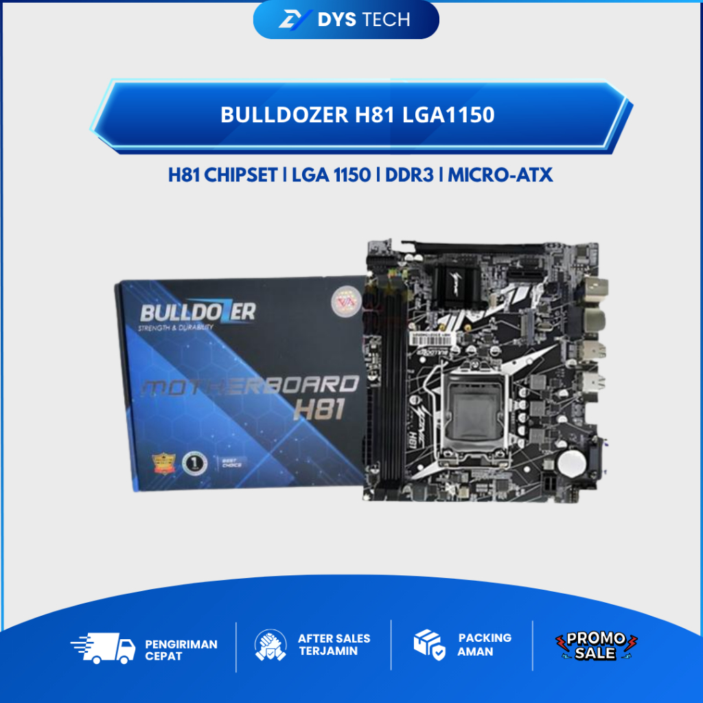 MOTHERBOARD H81 BULLDOZER LGA 1150