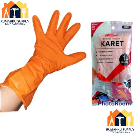Sarung tangan karet / Sarung tangan karet tebal / Sarung tangan karet latex