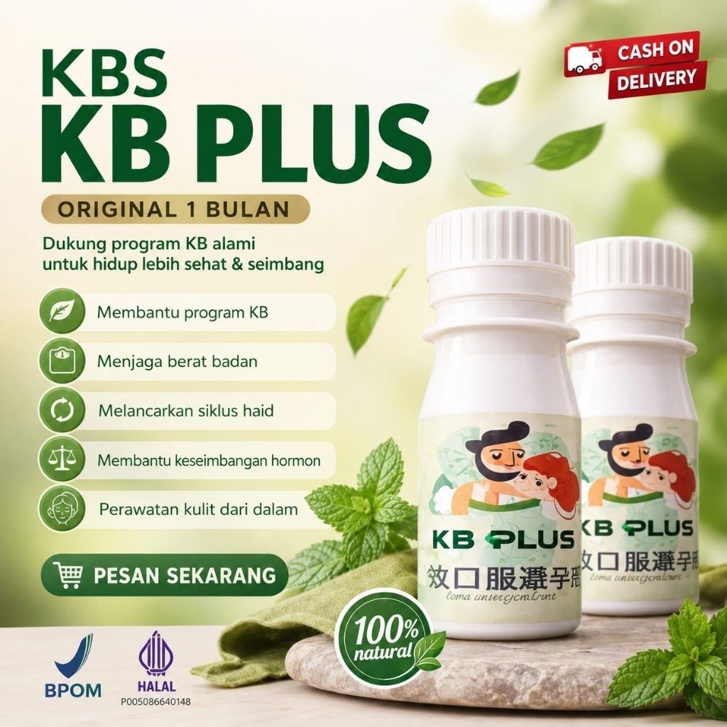 {Terlaris} KB*plus anti bcor 100% halal bpom
