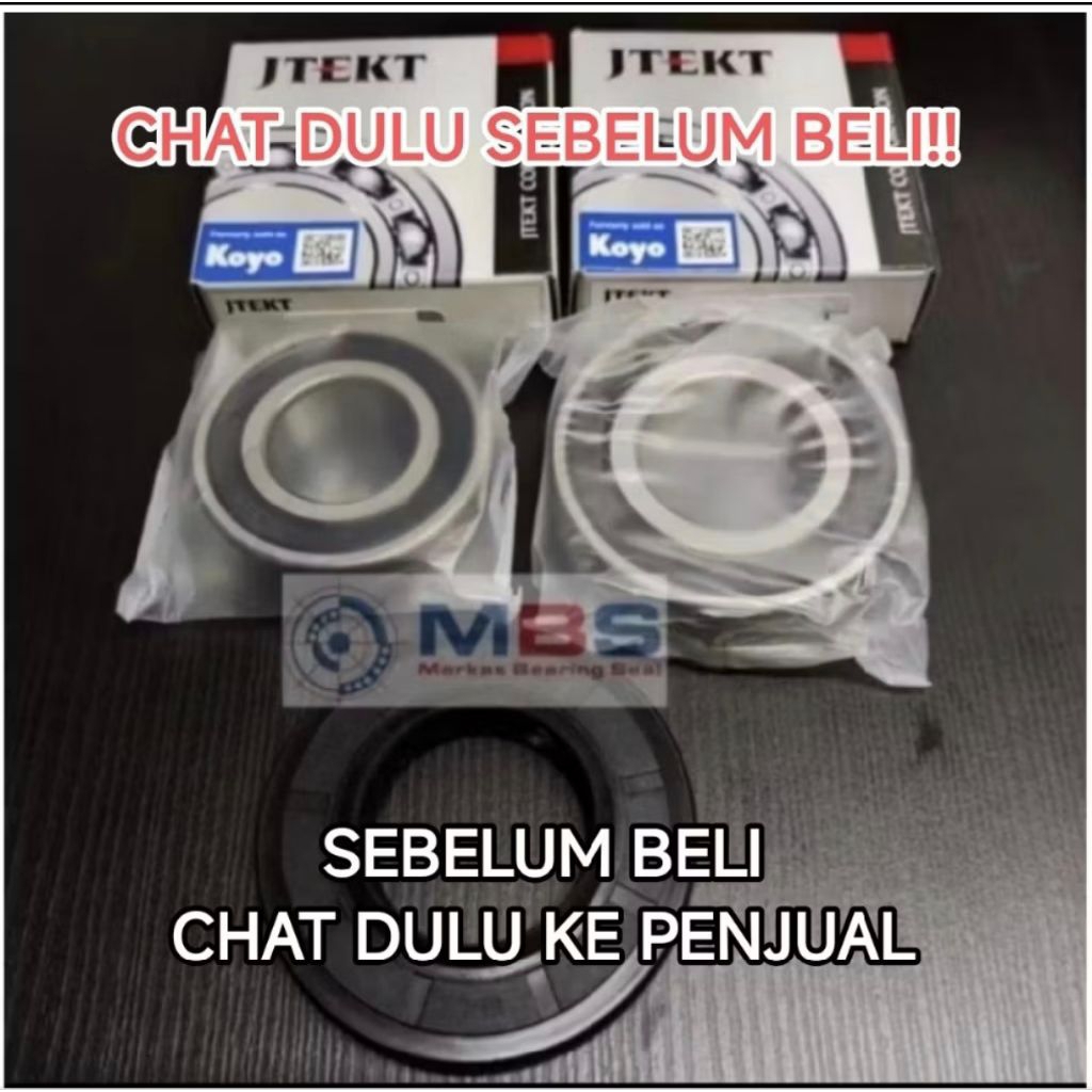BEARING MESIN CUCI 1 SET SHARP ES-FL1072B KOYO ASLI ES-FL 1072B