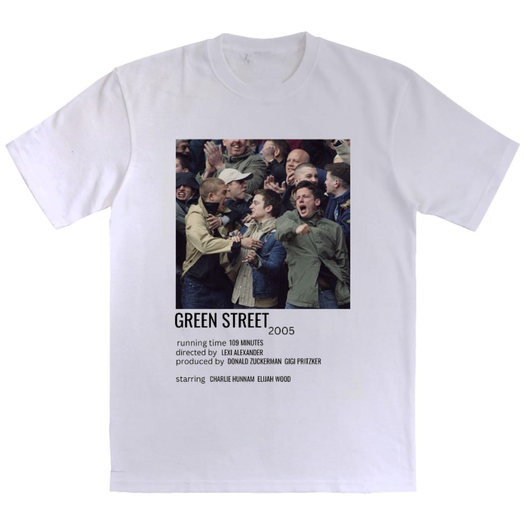 TSHIRT GREEN STREET HOOLIGANS - KAOS GSE 2005 HOOLIGANS MERCH WEST HAM UNITED - MILLWALL