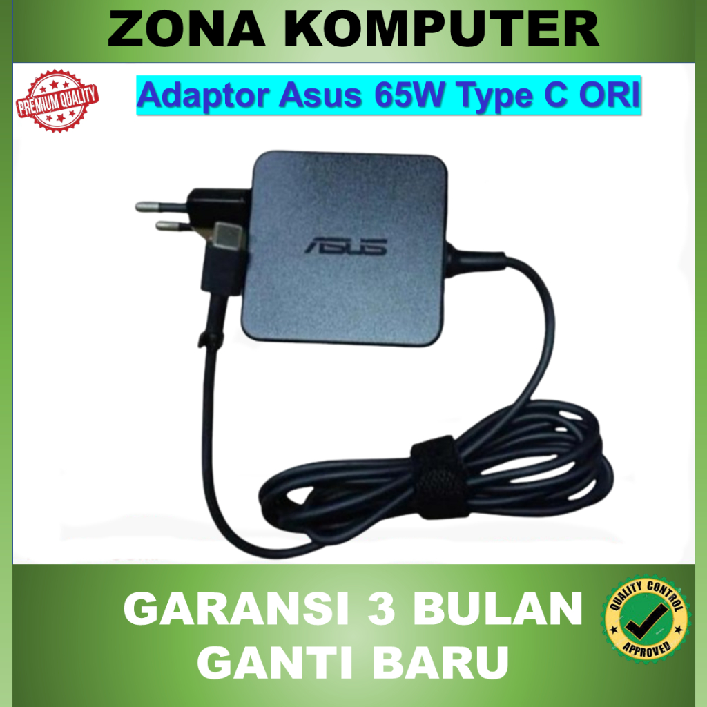 Adaptor Charger ASUS EXPERTBOOK FLIP B7402FEA B7402FBA Type C 65W