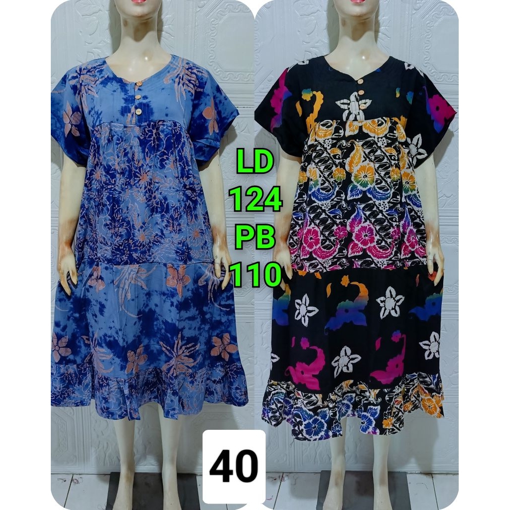DASTER BATIK KEMBANG CETAK susun primadona